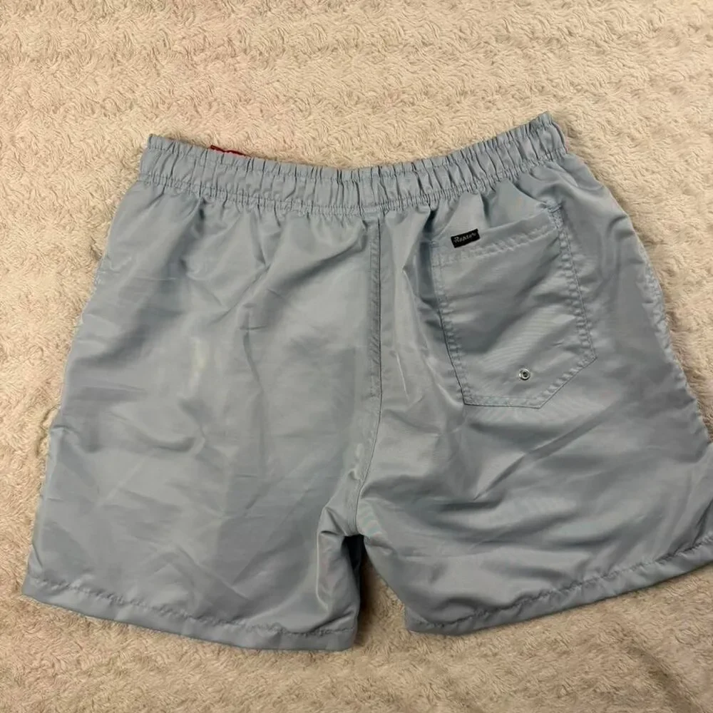 Raptor Men's Blue and Grey Swim-briefs-shorts 3X